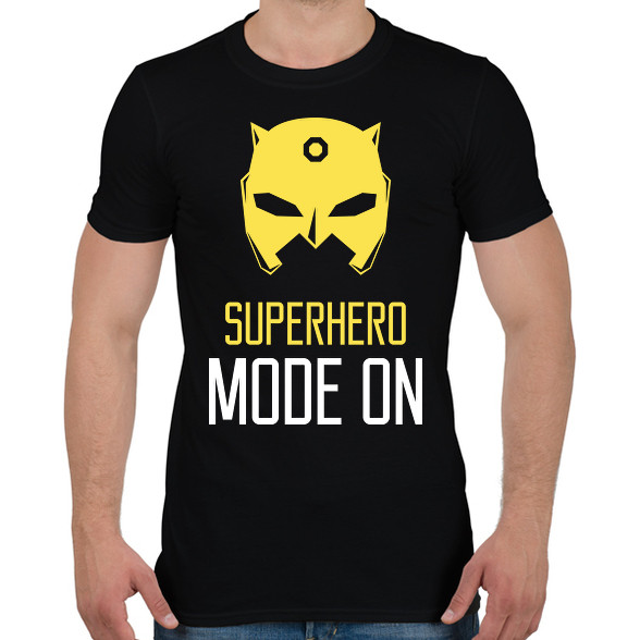 SUPERHERO MODE ON-Férfi póló