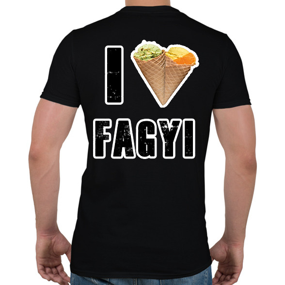 I Love Fagyi-Férfi póló