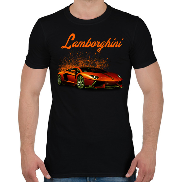 lamborghini-Férfi póló