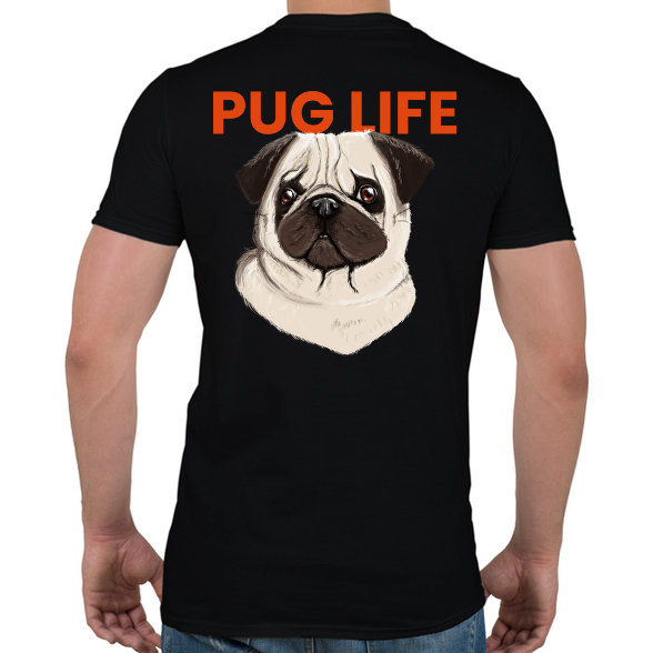 PUG LIFE-Férfi póló