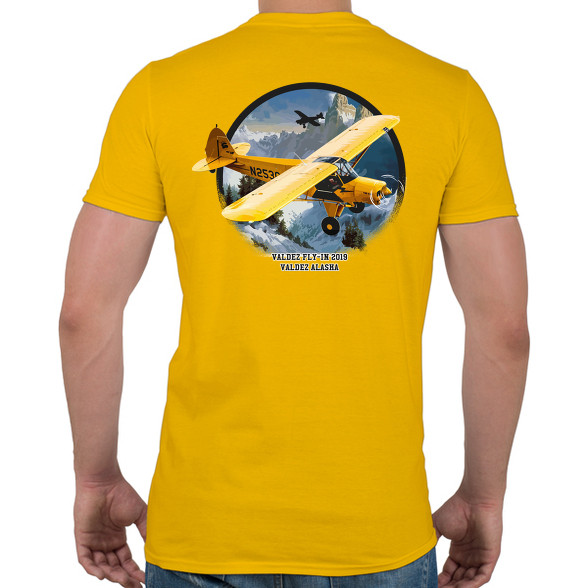 Repülőgép grafika-Férfi póló