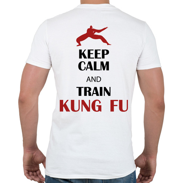 Keep calm - Kung fu-Férfi póló