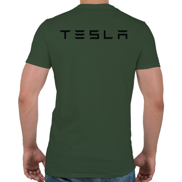 TESLA felirat-Férfi póló