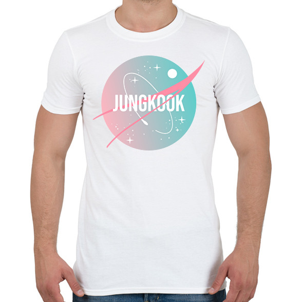 BTS NASA: JUNGKOOK-Férfi póló