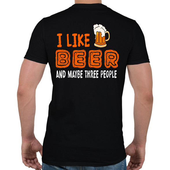 i like beer-Férfi póló