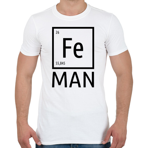 Periodic Ironman Fekete-Férfi póló