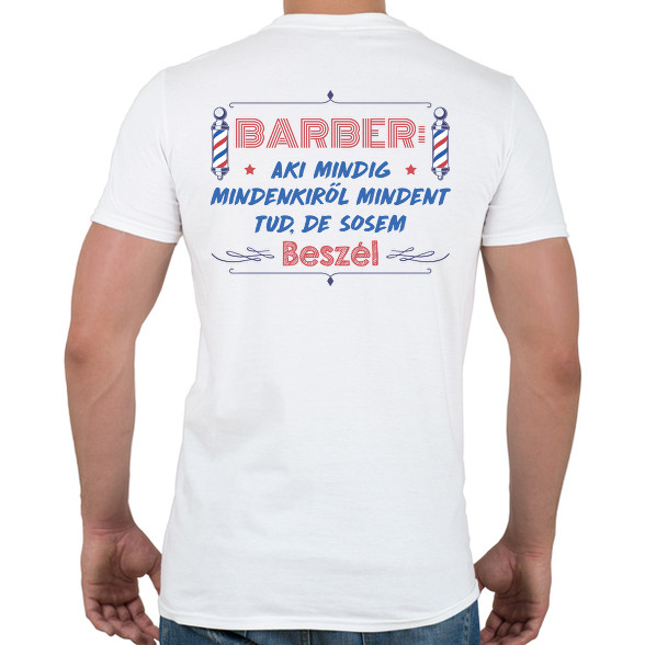 A barber sose beszél-Férfi póló