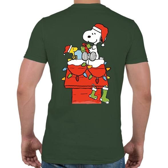 Snoopy Christmas-Férfi póló