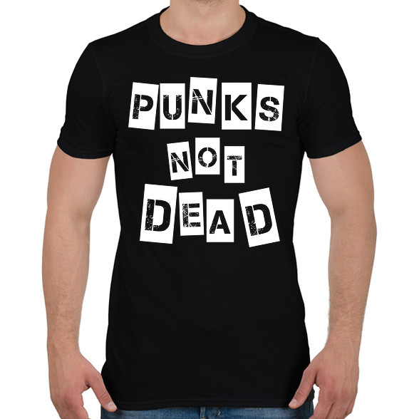 Punks not dead-Férfi póló