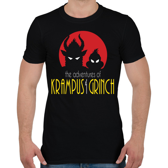 Krampusz és Grincs-Férfi póló
