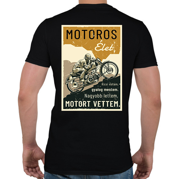 Motoros élet-Férfi póló