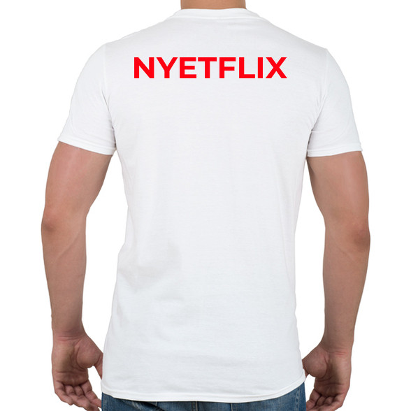 NYETFLIX-Férfi póló