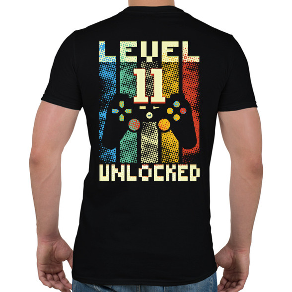 Level 11 unlocked - 11. születésnapi ajándék-Férfi póló