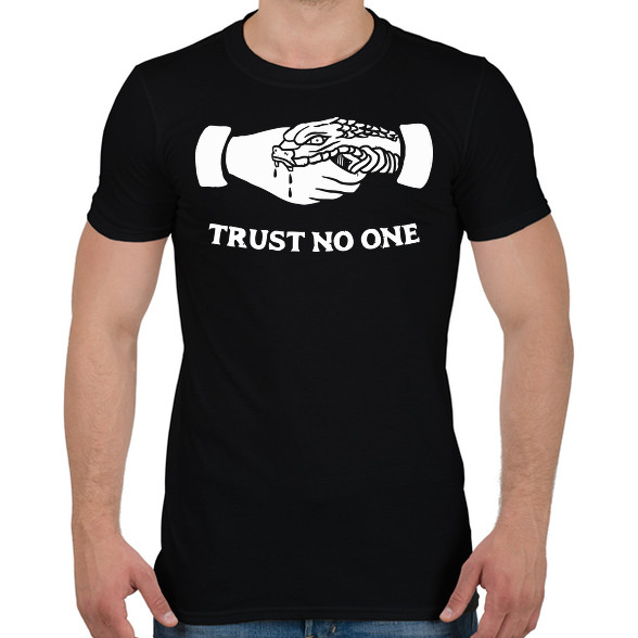 Trust no one!-Férfi póló