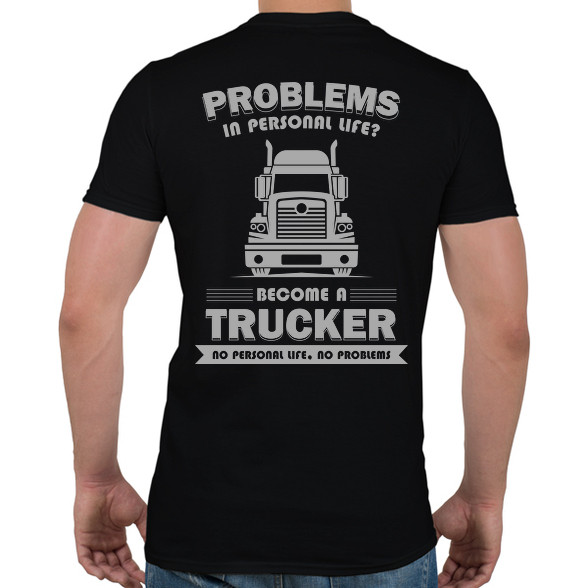 Become a trucker-Férfi póló