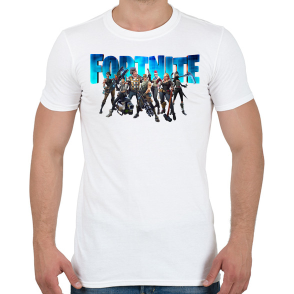 Fortnite poster 3-Férfi póló