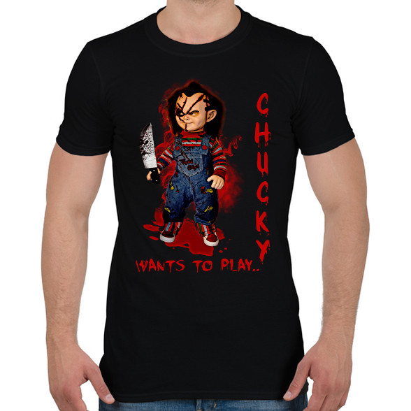 chucky doll-Férfi póló