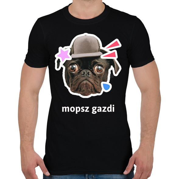 mopsz gazdi 2-Férfi póló