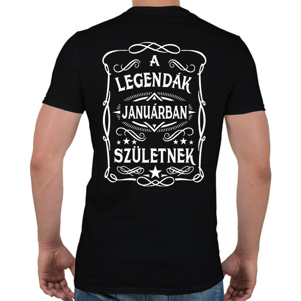 A legendák januárban születtek-Férfi póló