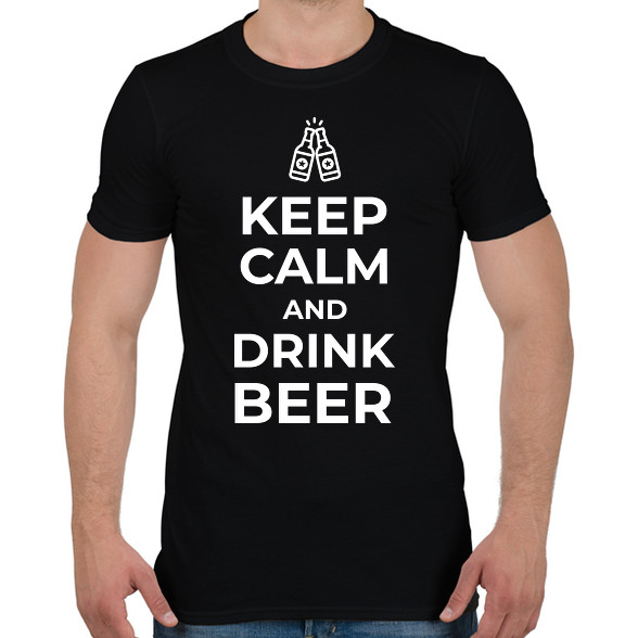 DRINK BEER-Férfi póló