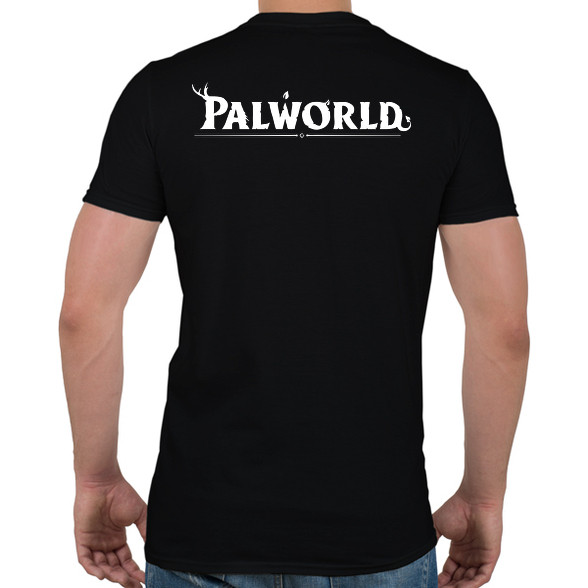 Palworld - fehér-Férfi póló