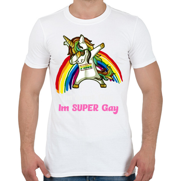 im'a not gay-Férfi póló