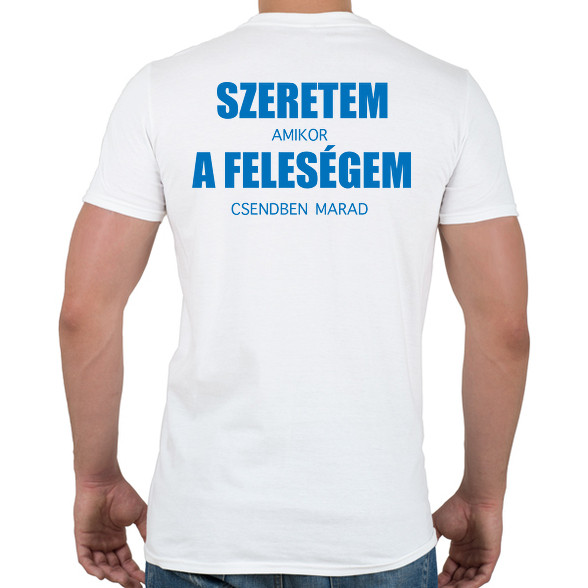 Szeretem a feleségem-Férfi póló