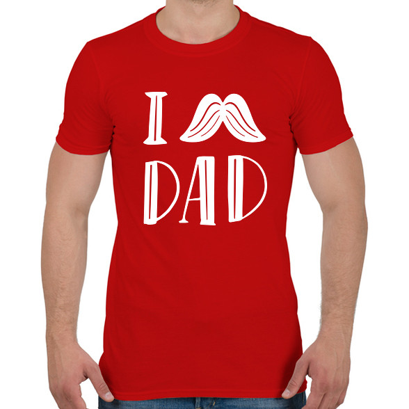 I Love Dad-Férfi póló