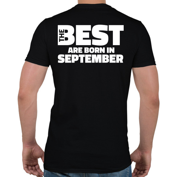 The Best are born in september-Férfi póló