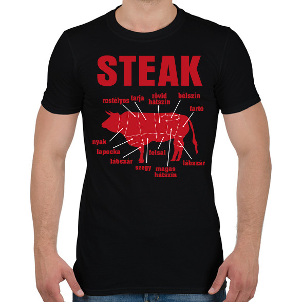 STEAK-Férfi póló