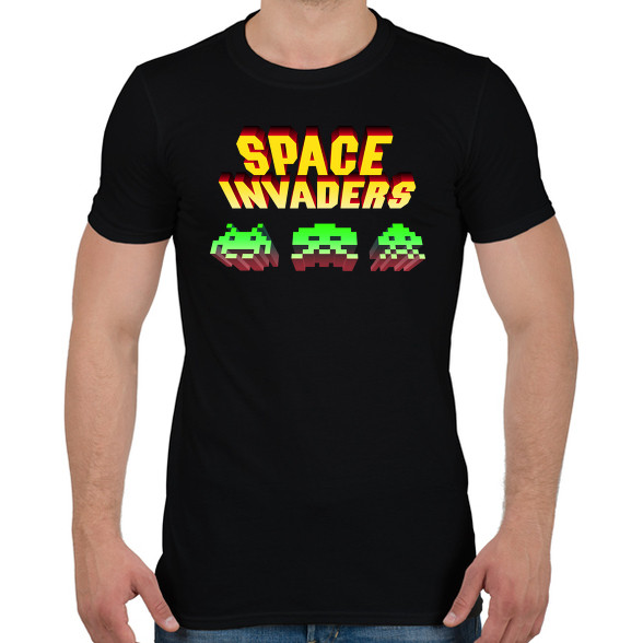 Space Invaders-Férfi póló