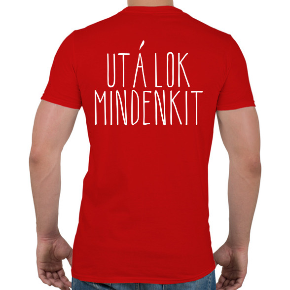 utálok mindenkit1-Férfi póló