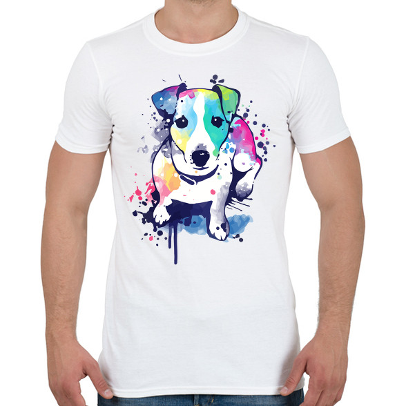 Színes kutya-Férfi póló