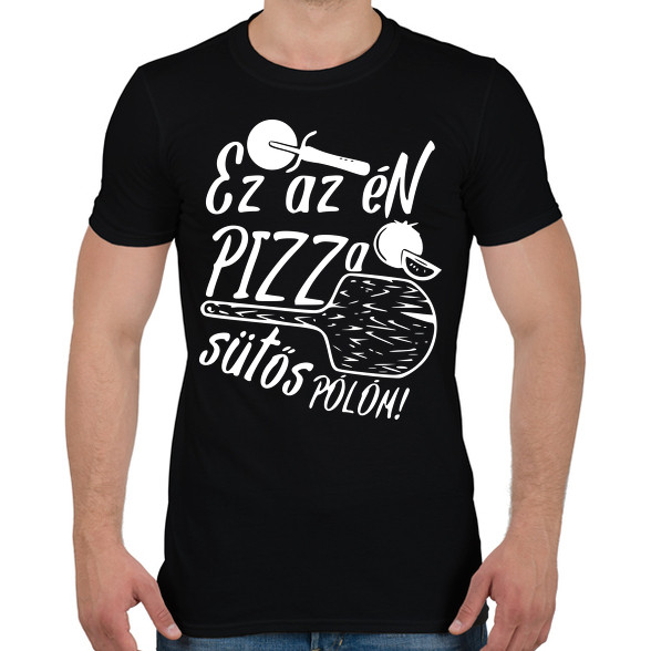 Pizza sütős pólóm-Férfi póló