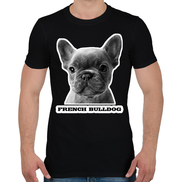 french bulldog-Férfi póló