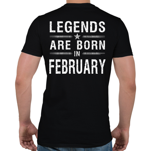 A legendák februárban születtek-Férfi póló