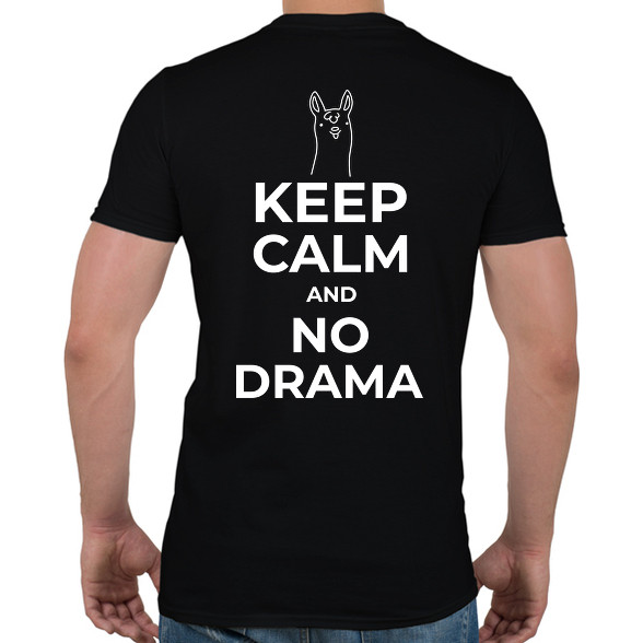 NO DRAMA-Férfi póló