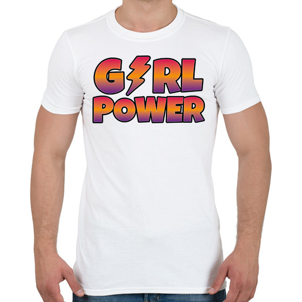 Girl power-Férfi póló