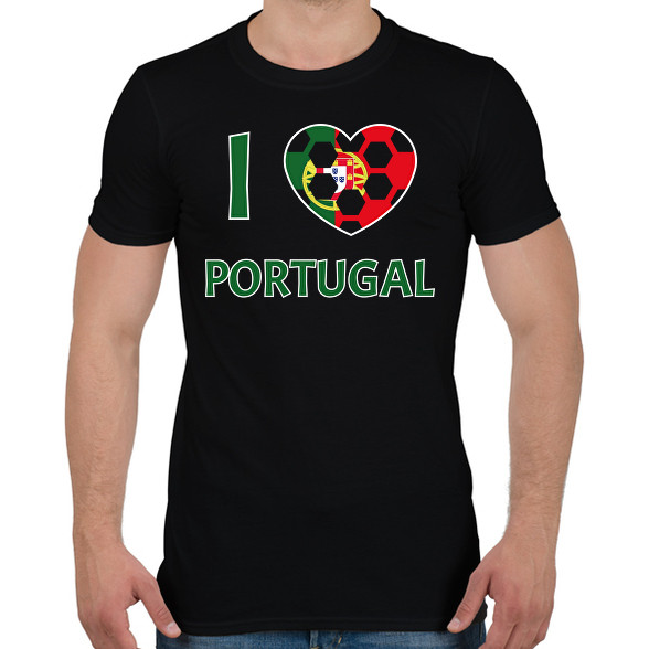 I love Portugal-Férfi póló