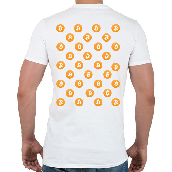 Bitcoin Logo-Férfi póló