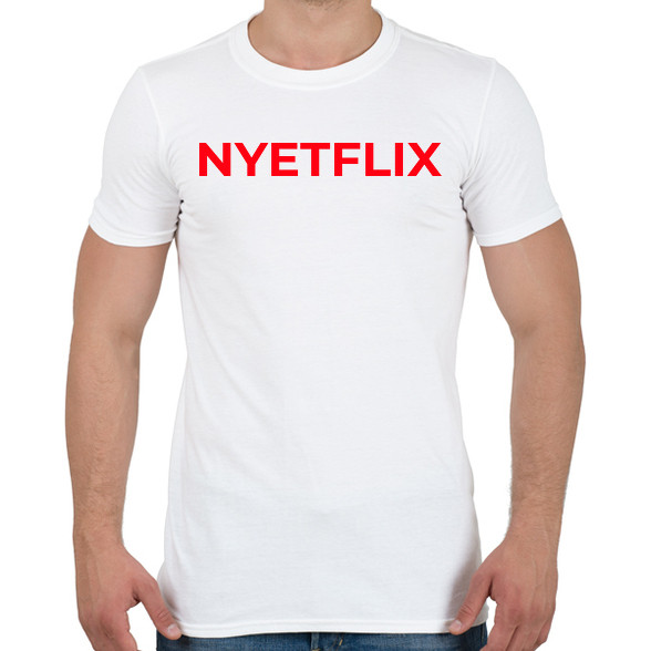 NYETFLIX-Férfi póló