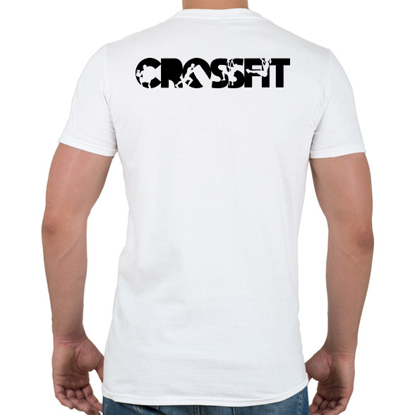 Crossfit fekete-Férfi póló