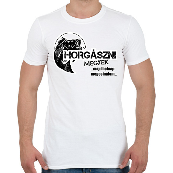 Horgászni megyek-Férfi póló