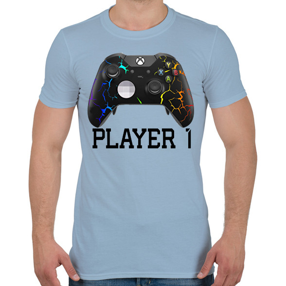 Xbox Player1 páros póló-Férfi póló