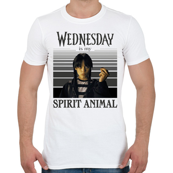 Spirit animal - Wednesday-Férfi póló