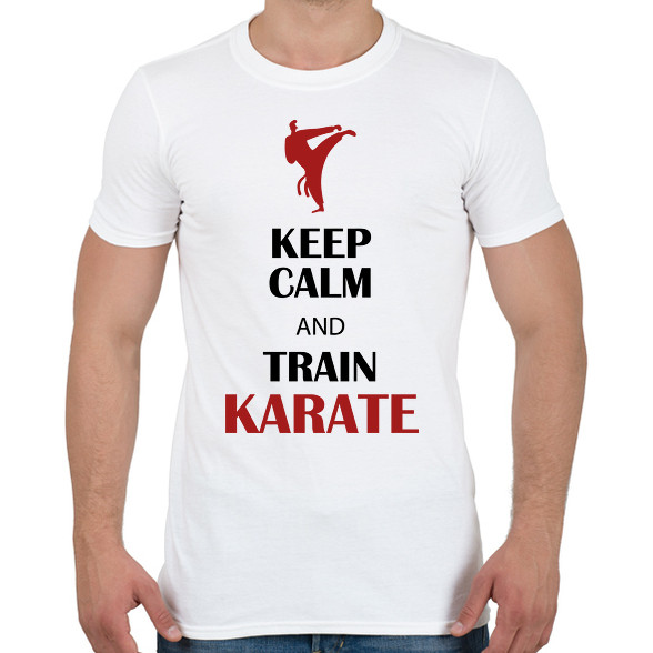 Keep calm - Karate-Férfi póló