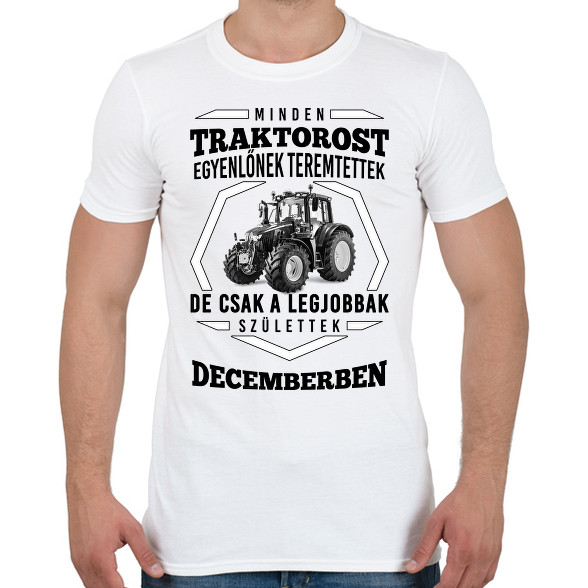 TRAKTOROS SZÜLINAP - December-Férfi póló