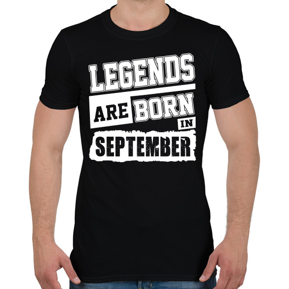 A legendák szeptemberben születtek!-Férfi póló