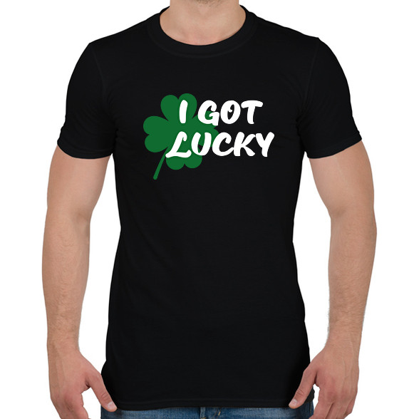 I got Lucky - páros-Férfi póló