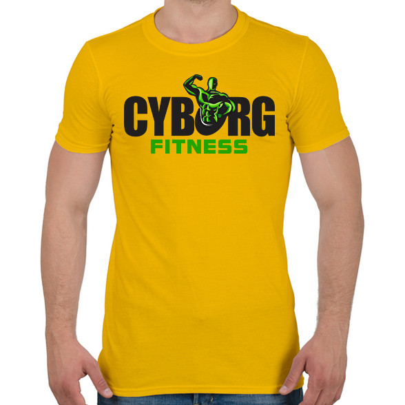 Cyborg Fitness-Férfi póló